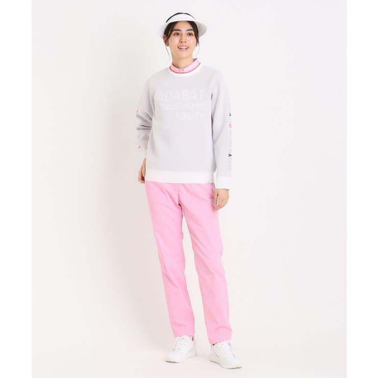 ウォッシャブル ロゴジャカードニット | adabat | 詳細画像2 