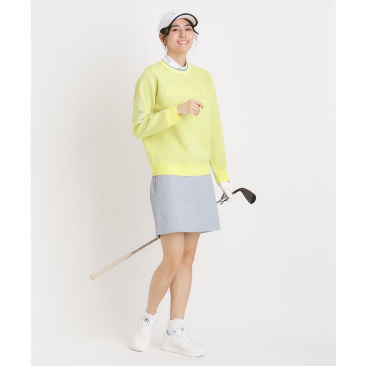 ウォッシャブル ロゴジャカードニット | adabat | 詳細画像7 