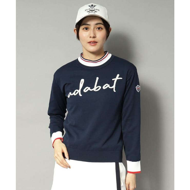 【新レーベル ADABAT NAVY】アダバットサインロゴニット | adabat | 詳細画像25 