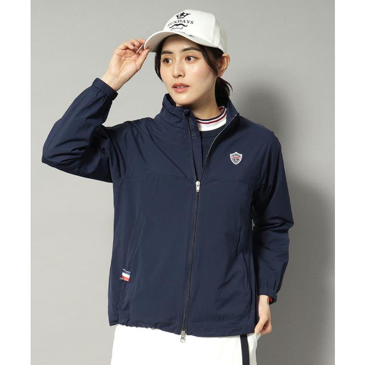 【新レーベル ADABAT NAVY】撥水加工 Aラインライトブルゾン | adabat | 詳細画像9 