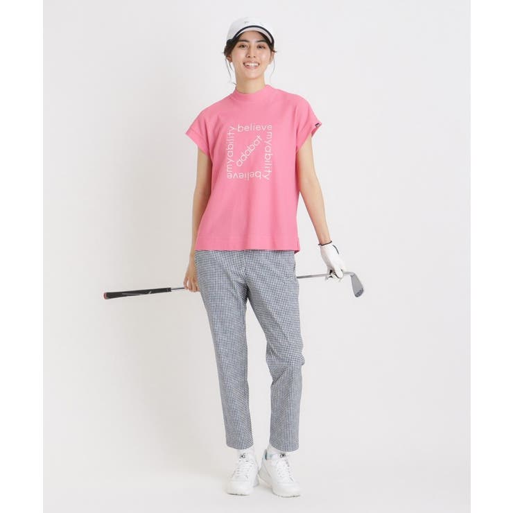 adabat / アダバット ドライワッフルモックネックT ドライワッフルモックネックT[品番：WRDW0214178]｜adabat