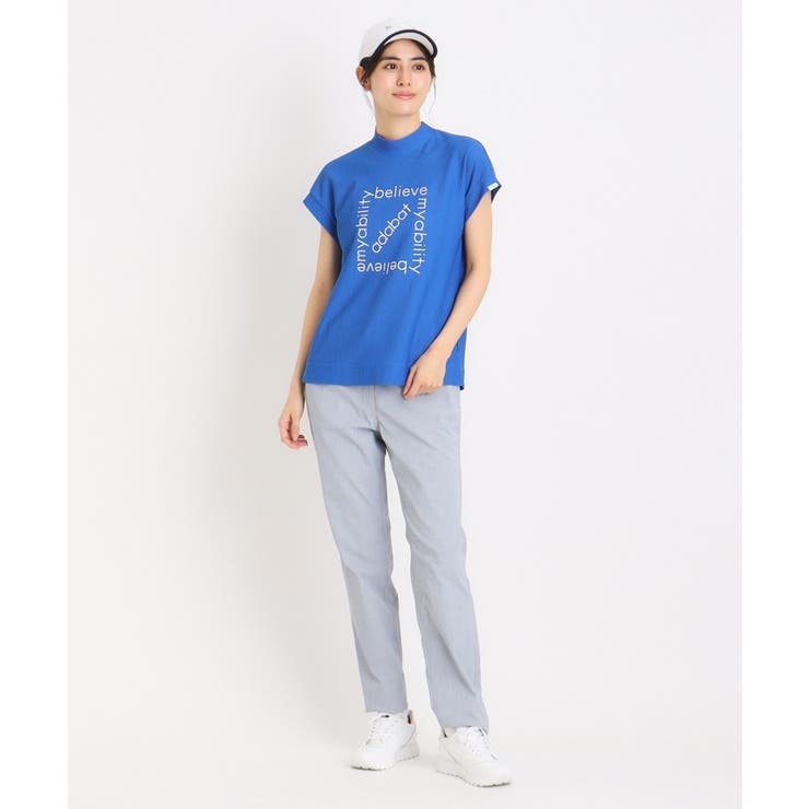 adabat / アダバット ドライワッフルモックネックT ドライワッフルモックネックT[品番：WRDW0214178]｜adabat