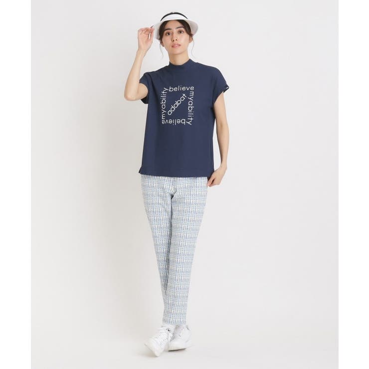 adabat / アダバット ドライワッフルモックネックT ドライワッフルモックネックT[品番：WRDW0214178]｜adabat