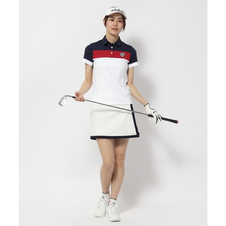 UVカット 吸水速乾 カラーブロックポロシャツ | adabat | 詳細画像7