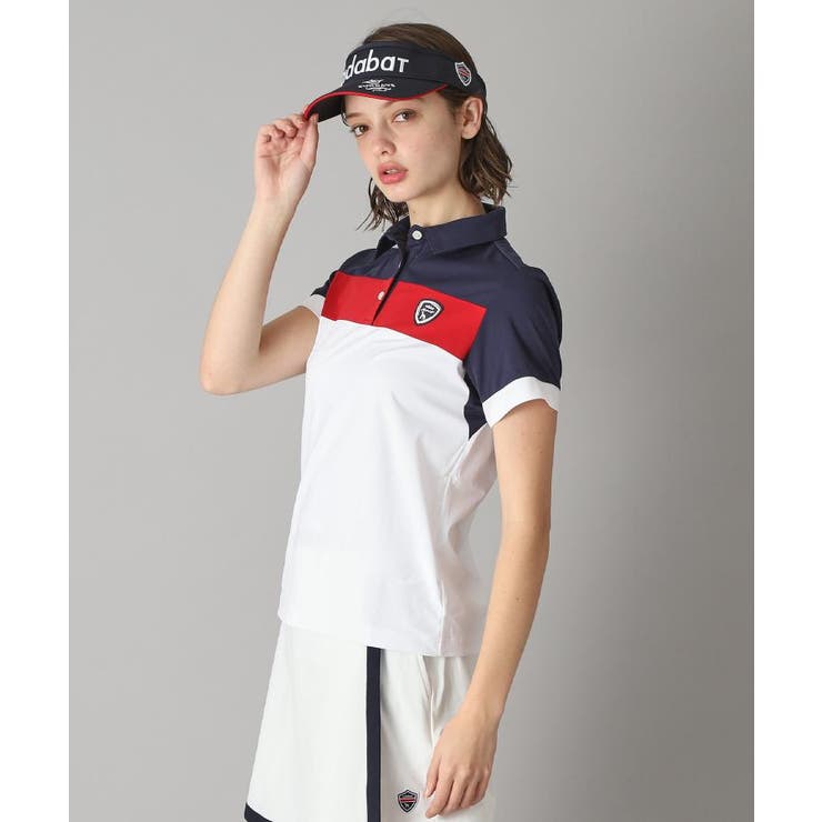 UVカット 吸水速乾 カラーブロックポロシャツ | adabat | 詳細画像23