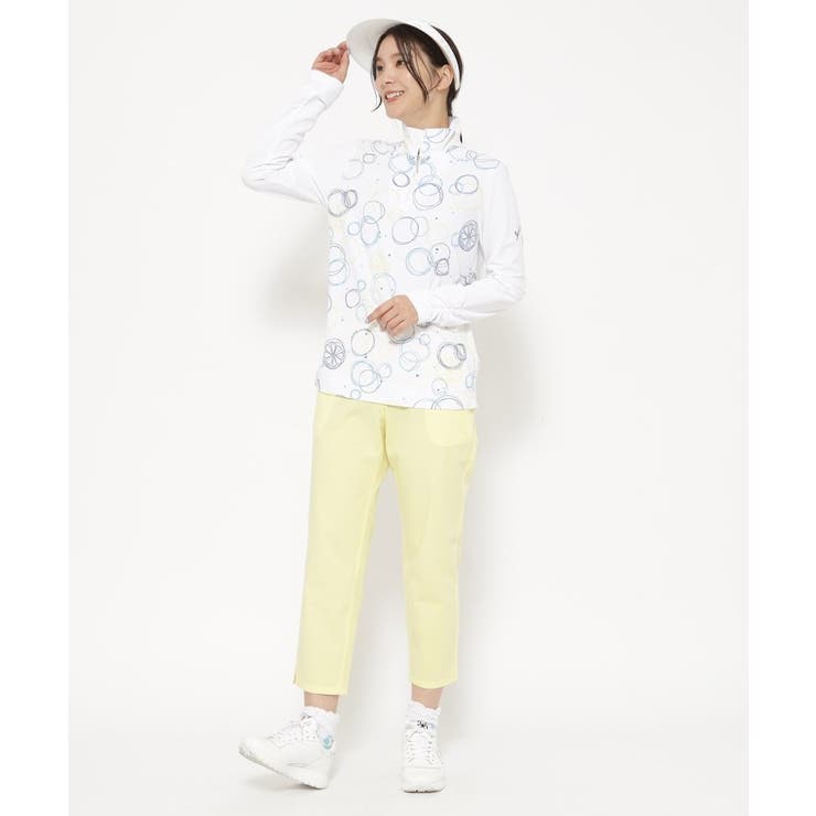 UVカット/吸水速乾 バブルプリントハーフジッププルオーバー | adabat | 詳細画像3 