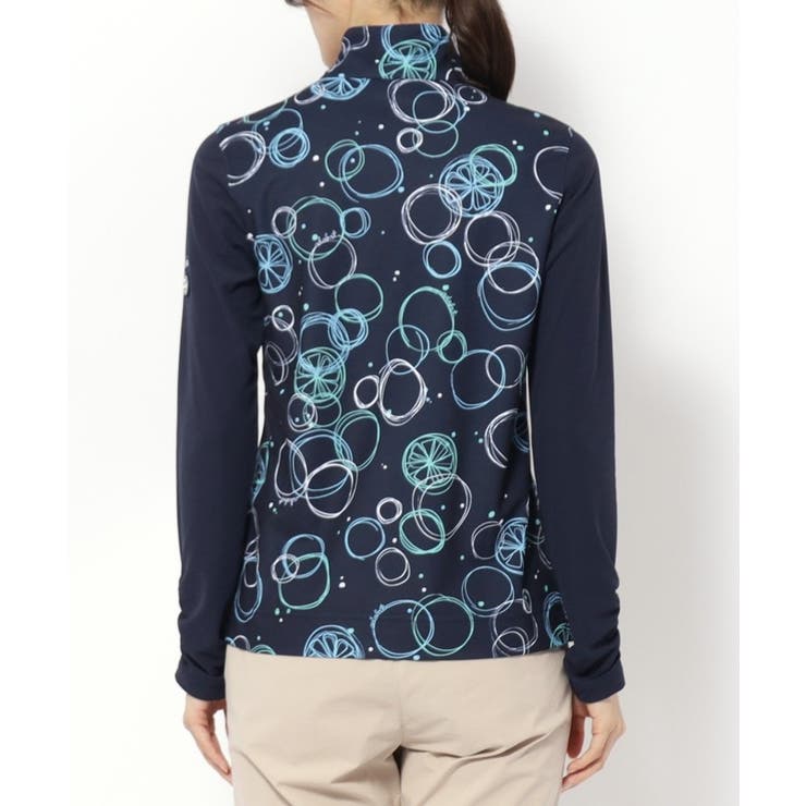 UVカット/吸水速乾 バブルプリントハーフジッププルオーバー | adabat | 詳細画像12 