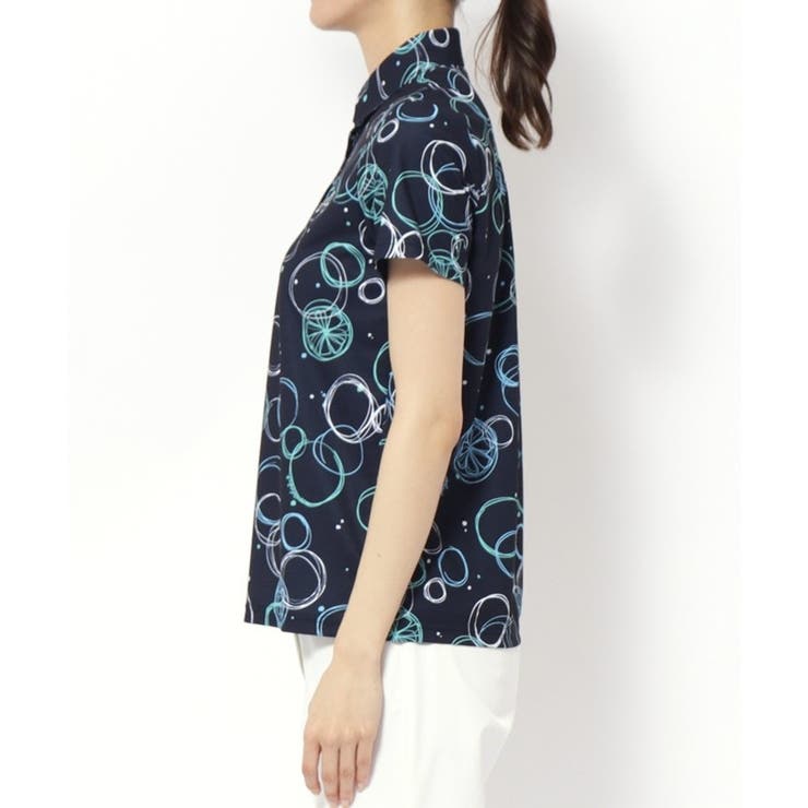 UVカット/吸水速乾 バブルプリントドライポロシャツ | adabat | 詳細画像11 