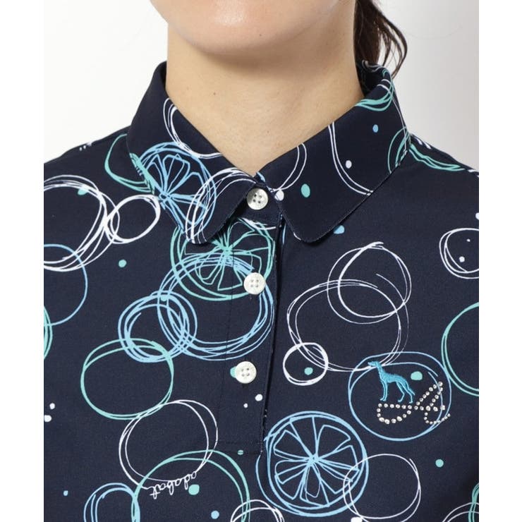 UVカット/吸水速乾 バブルプリントドライポロシャツ | adabat | 詳細画像13 