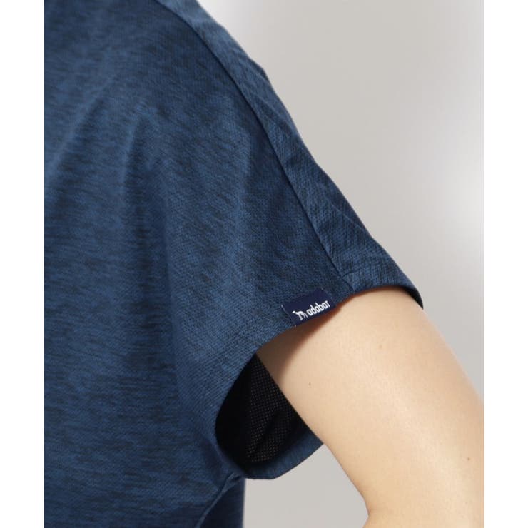 UVカット/吸水速乾 クールコアモックネックT | adabat | 詳細画像13 