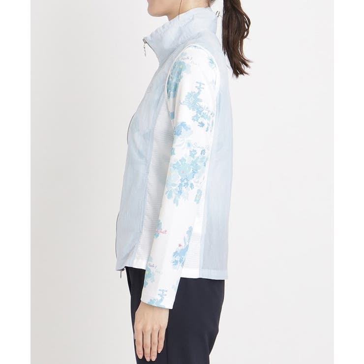 撥水加工 シアーワッシャージップアップベスト | adabat | 詳細画像11 