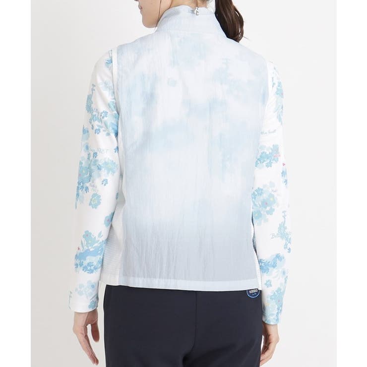 撥水加工 シアーワッシャージップアップベスト | adabat | 詳細画像12 