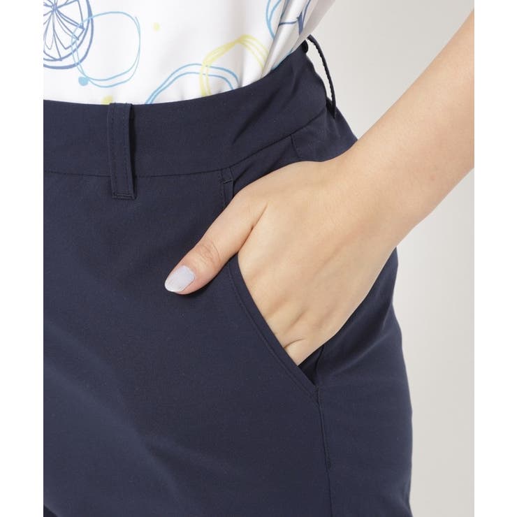 撥水加工 ストレッチリンクルストレートパンツ | adabat | 詳細画像14 