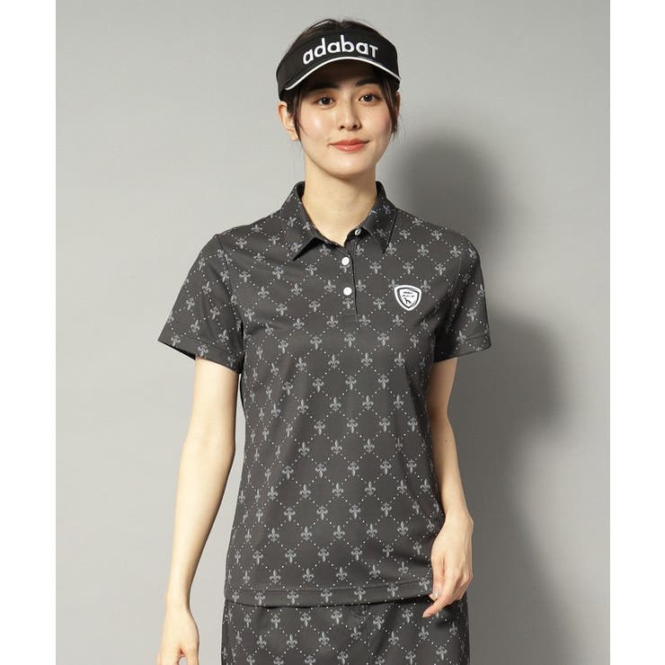 【新レーベル ADABAT NAVY】吸水速乾 フルールドリスポロシャツ | adabat | 詳細画像7 