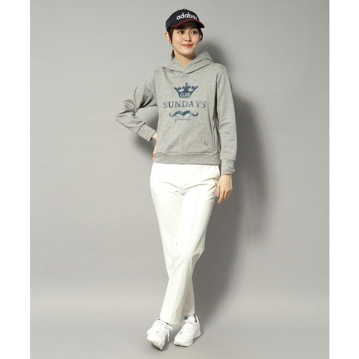 【新レーベル ADABAT NAVY】ストレッチホワイトパンツ | adabat | 詳細画像2 