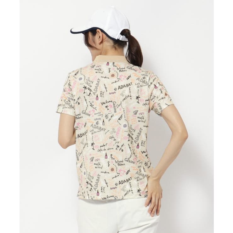 UVカット/吸水速乾 クールコアサマープリントポロシャツ | adabat | 詳細画像7 