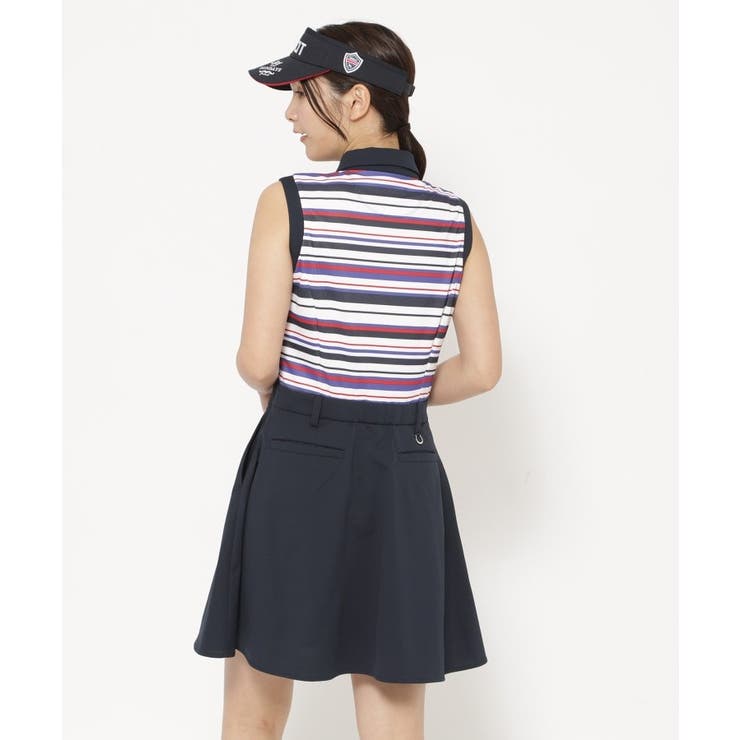 吸水速乾 接触冷感 ボーダーコンビワンピース | adabat | 詳細画像10 