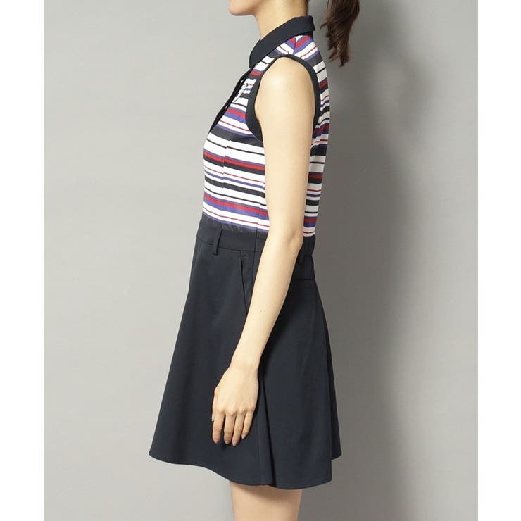 吸水速乾 接触冷感 ボーダーコンビワンピース | adabat | 詳細画像15 