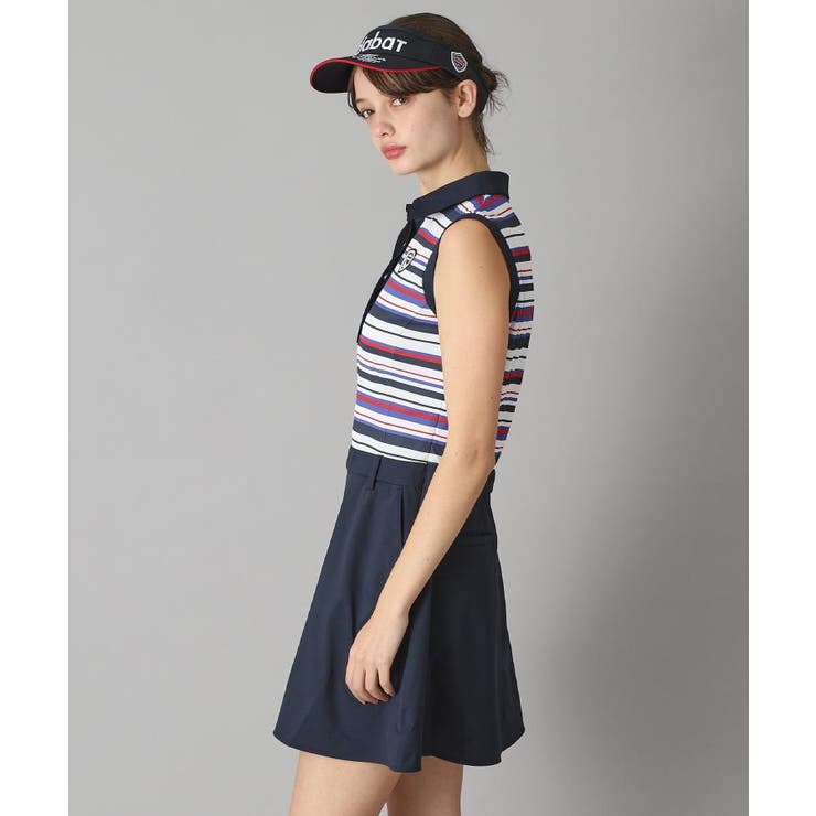吸水速乾 接触冷感 ボーダーコンビワンピース | adabat | 詳細画像3 
