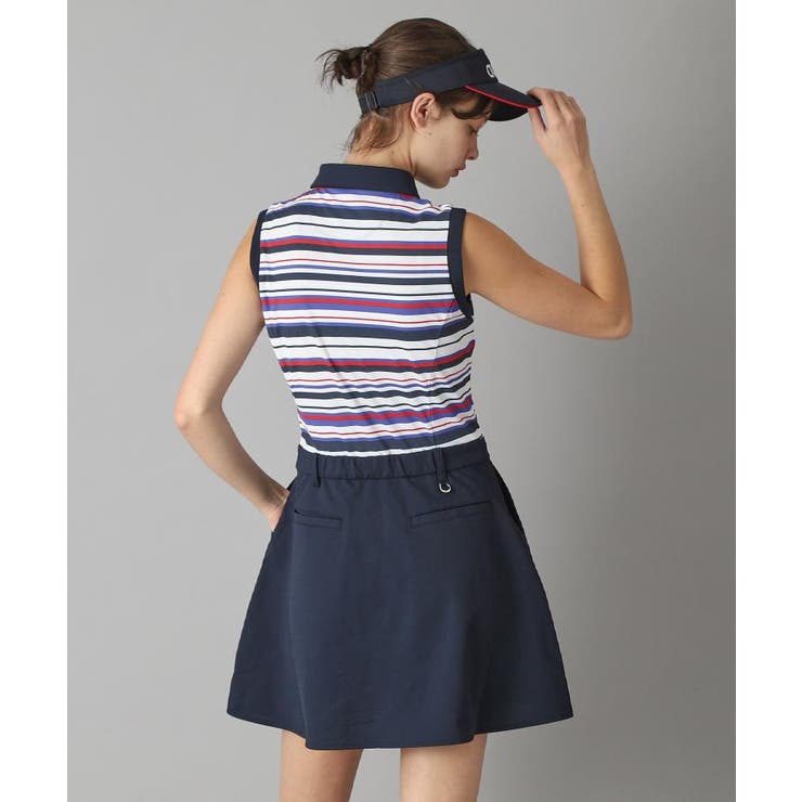 吸水速乾 接触冷感 ボーダーコンビワンピース | adabat | 詳細画像4 