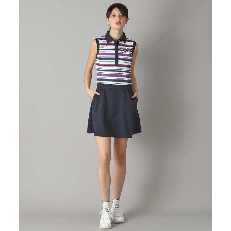 吸水速乾 接触冷感 ボーダーコンビワンピース | adabat | 詳細画像5 