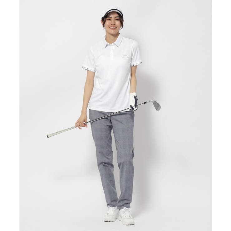 UVカット/接触冷感 クールタッチグレンチェックストレートパンツ | adabat | 詳細画像3 