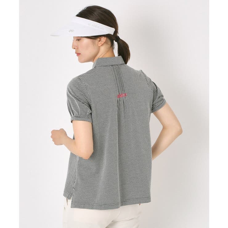 【吸水速乾】千鳥ジャカードポロシャツ | adabat | 詳細画像5 