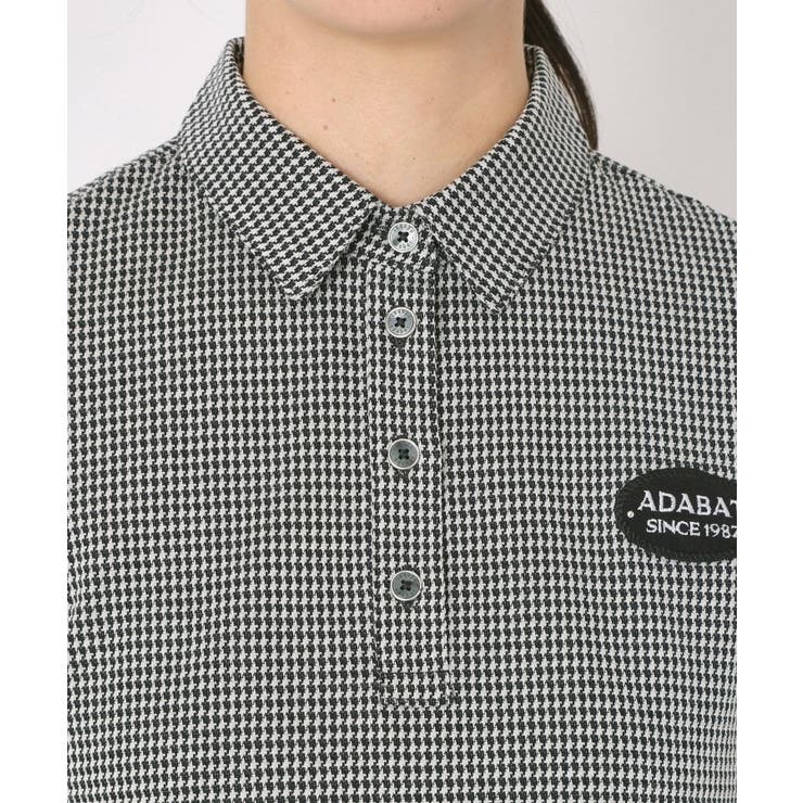 【吸水速乾】千鳥ジャカードポロシャツ | adabat | 詳細画像12 