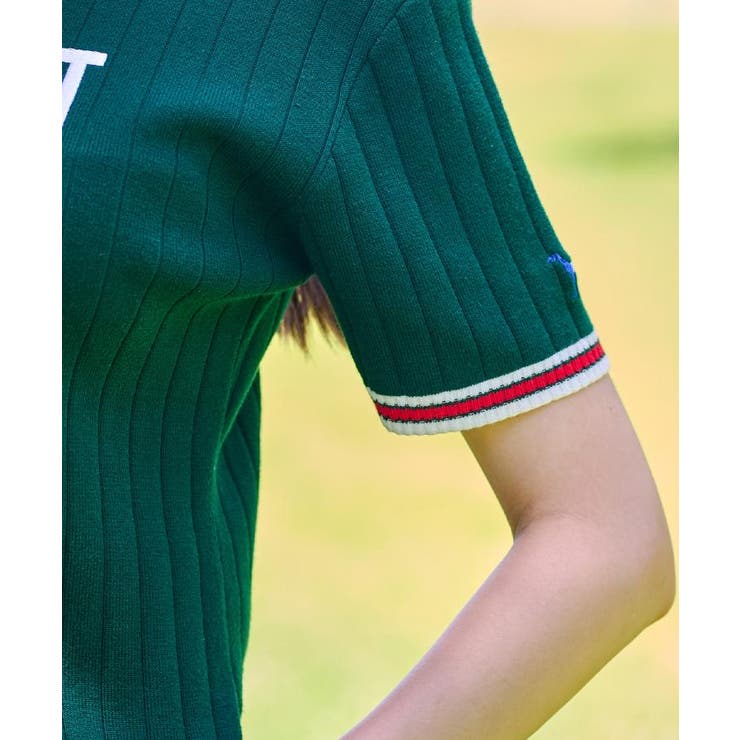 【ADABAT NAVY】フロントロゴワイドリブモックニット | adabat | 詳細画像11 