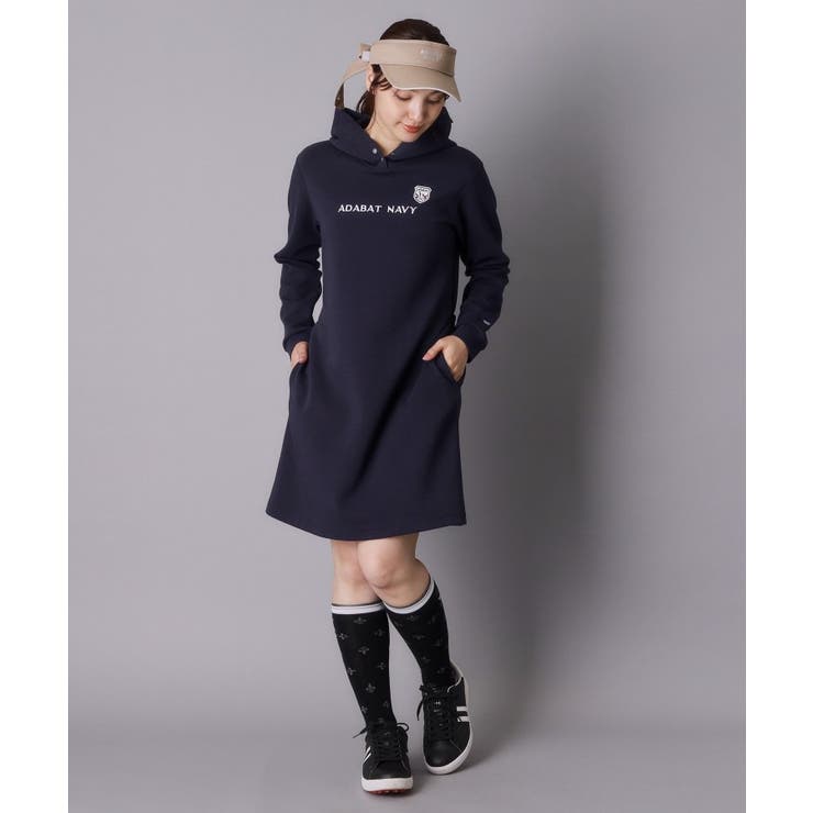 【ADABAT NAVY】長袖フーディワンピース | adabat | 詳細画像8 