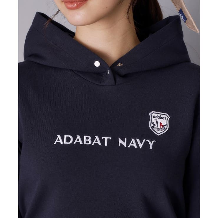 【ADABAT NAVY】長袖フーディワンピース | adabat | 詳細画像14 