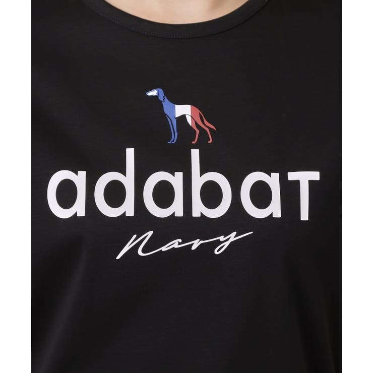 【ADABAT NAVY】接触冷感/抗菌防臭/消臭 アイスクリアコットンロゴT | adabat | 詳細画像12 