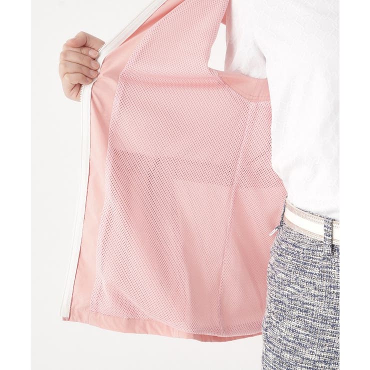 【撥水】ジップフーディーロングベスト | adabat | 詳細画像15 