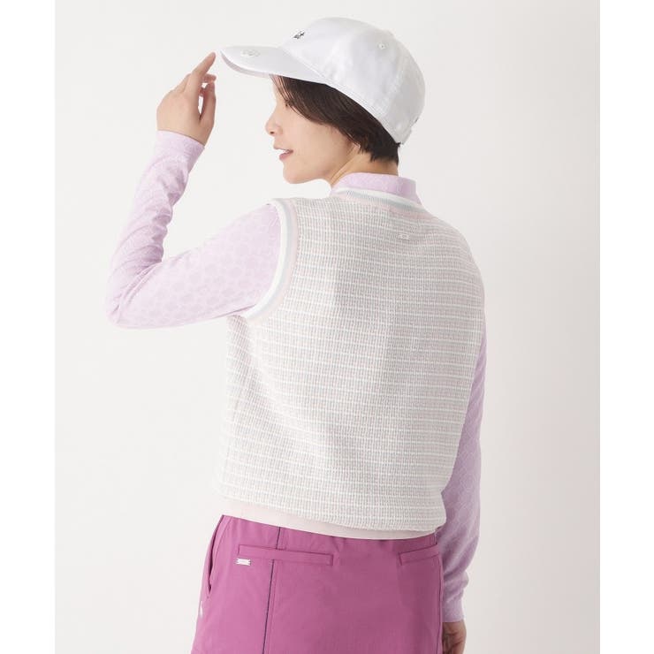 サマーツイードニットベスト | adabat | 詳細画像1 