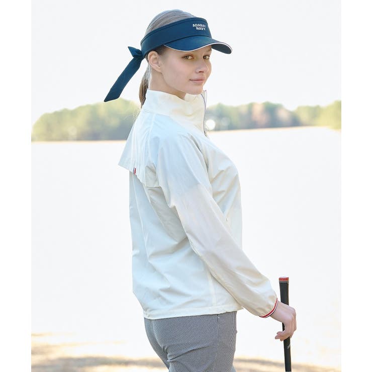 【ADABAT NAVY】撥水ライトタフタジップブルゾン | adabat | 詳細画像3 