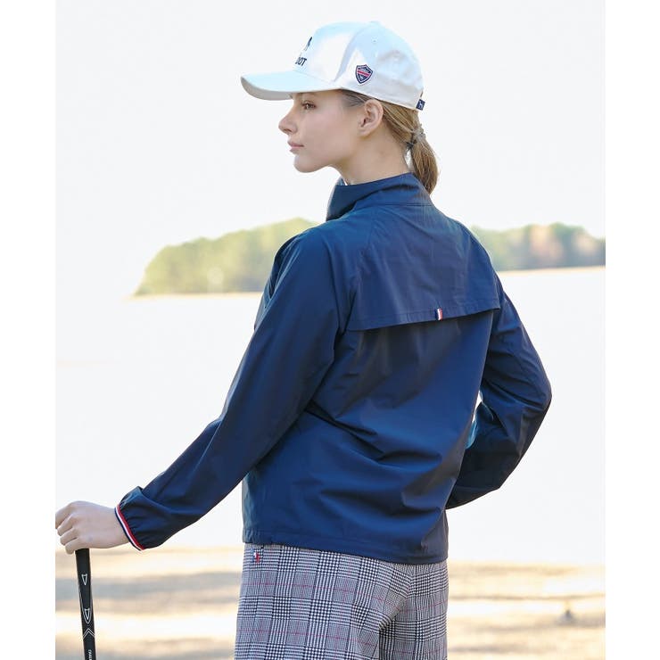 【ADABAT NAVY】撥水ライトタフタジップブルゾン | adabat | 詳細画像7 