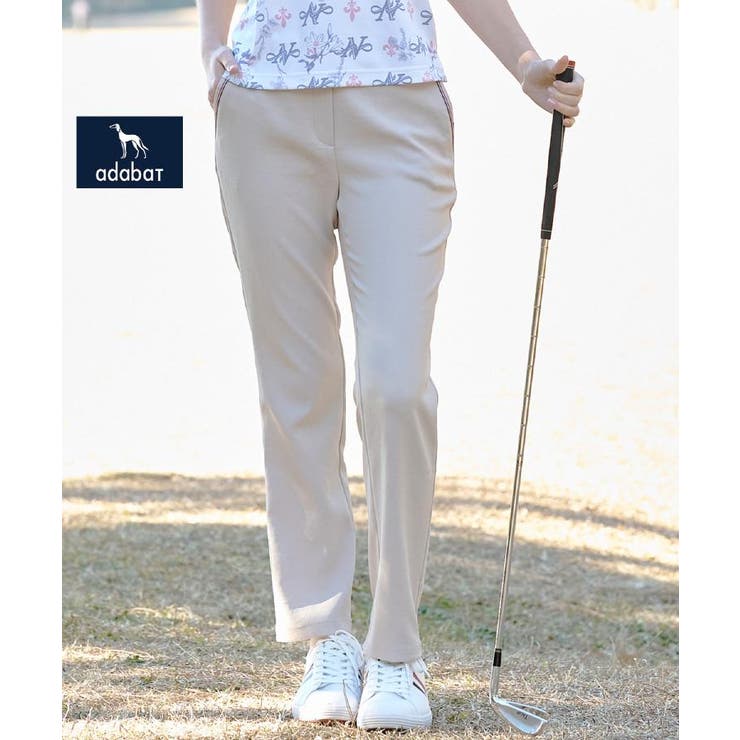 グレージュ(050) | 【ADABAT NAVY】ストレッチツイルストレートパンツ | adabat