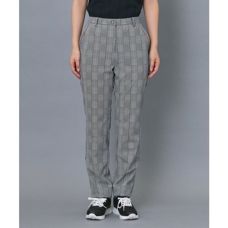 【ADABAT NAVY】クールチェックプリントテーパードパンツ | adabat | 詳細画像6 