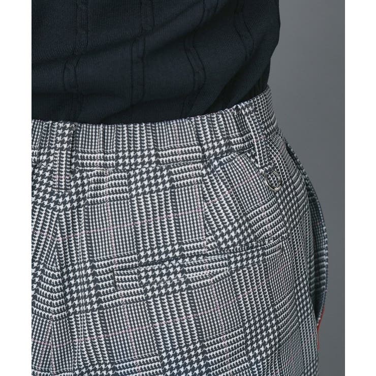 【ADABAT NAVY】クールチェックプリントテーパードパンツ | adabat | 詳細画像10 