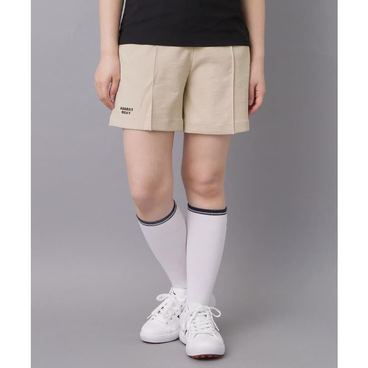 【ADABAT NAVY】吸水速乾/接触冷感 UVストレッチツイルキュロット | adabat | 詳細画像8 