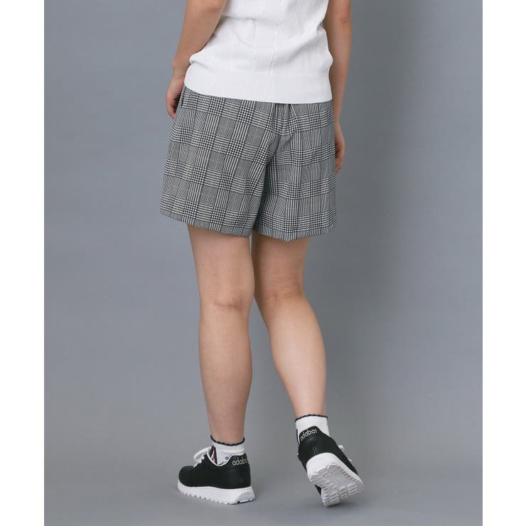 【ADABAT NAVY】クールチェックプリントキュロット | adabat | 詳細画像2 