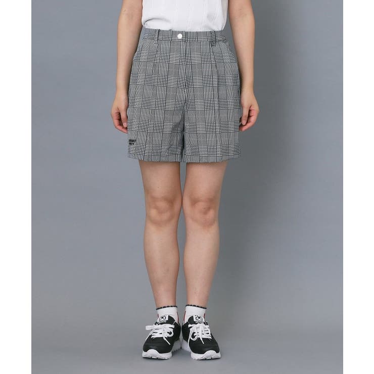 【ADABAT NAVY】クールチェックプリントキュロット | adabat | 詳細画像6 