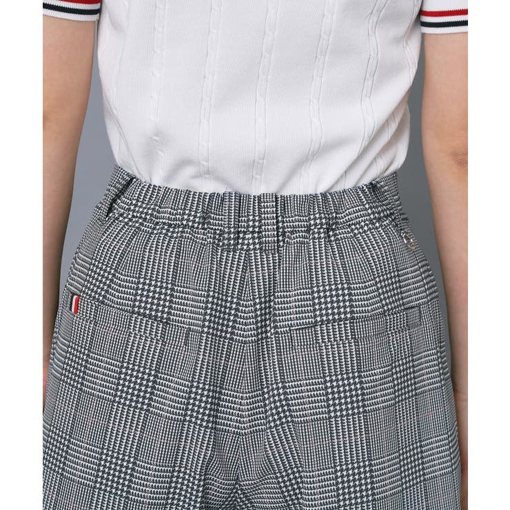 【ADABAT NAVY】クールチェックプリントキュロット | adabat | 詳細画像10 