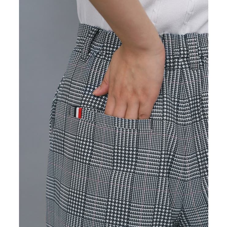 【ADABAT NAVY】クールチェックプリントキュロット | adabat | 詳細画像12 
