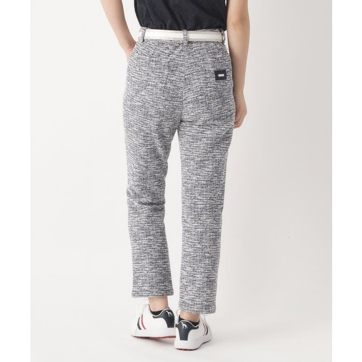 スラブツイードジャージテーパードパンツ | adabat | 詳細画像4 