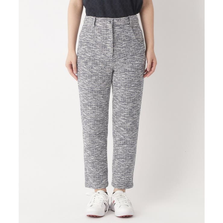 スラブツイードジャージテーパードパンツ | adabat | 詳細画像7 