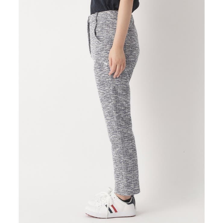 スラブツイードジャージテーパードパンツ | adabat | 詳細画像8 