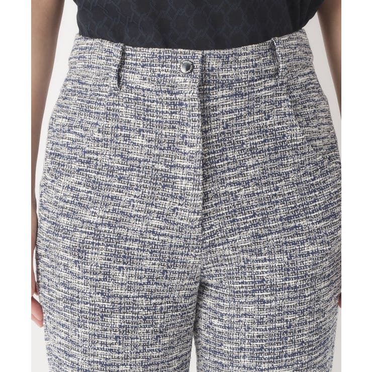 スラブツイードジャージテーパードパンツ | adabat | 詳細画像10 