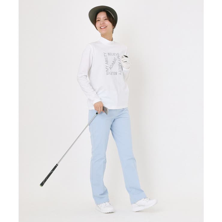 ドットロゴプリントモックネックプルオーバー | adabat | 詳細画像3 