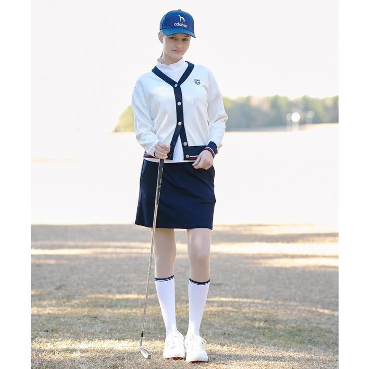 【ADABAT NAVY】ケーブルニットUVカーディガン | adabat | 詳細画像1 